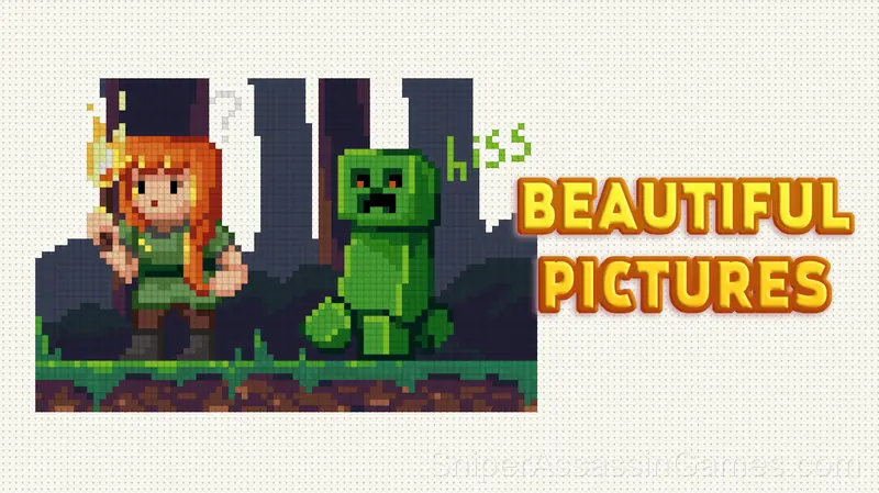 Cross Stitching: Minecraft gameplay screenshot 4