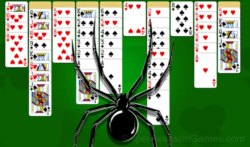 Play Solitaire Spider. Classic