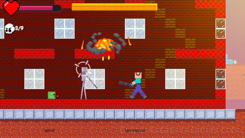 Noob vs Zombie Apocalypse: shooting pro gameplay screenshot 3