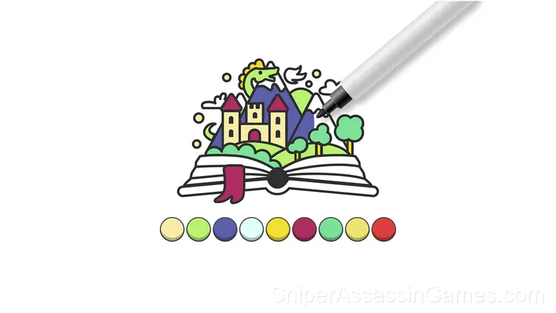ASMR Coloring Pages & Drawing gameplay screenshot 1