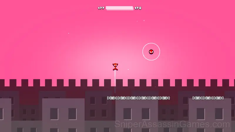 Stickman Spider Superhero with hook gameplay screenshot 1