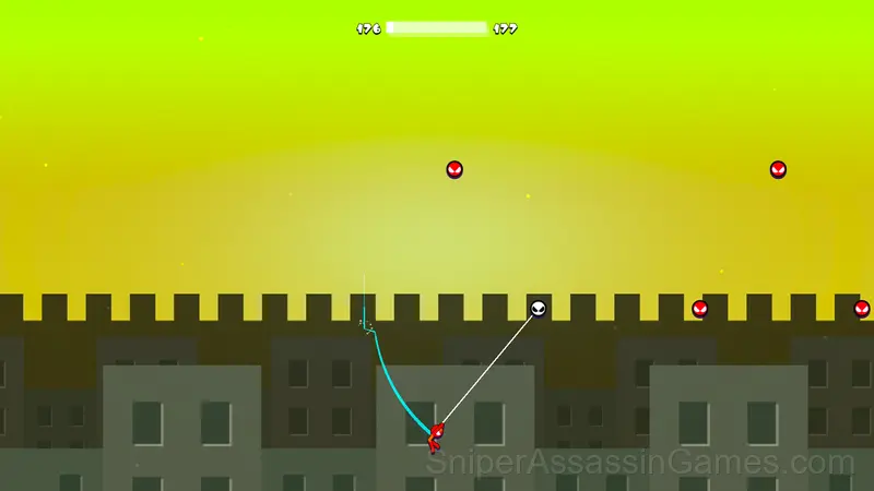 Stickman Spider Superhero with hook gameplay screenshot 5