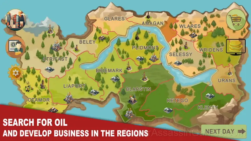 Oligarch - oil company gameplay screenshot 1