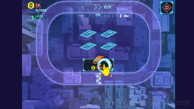 Merge Cyber Racers gameplay screenshot 1