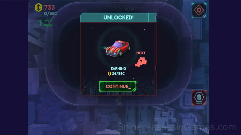 Merge Cyber Racers gameplay screenshot 2