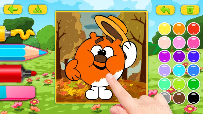 Funny Coloring Pages for Children gameplay screenshot 2