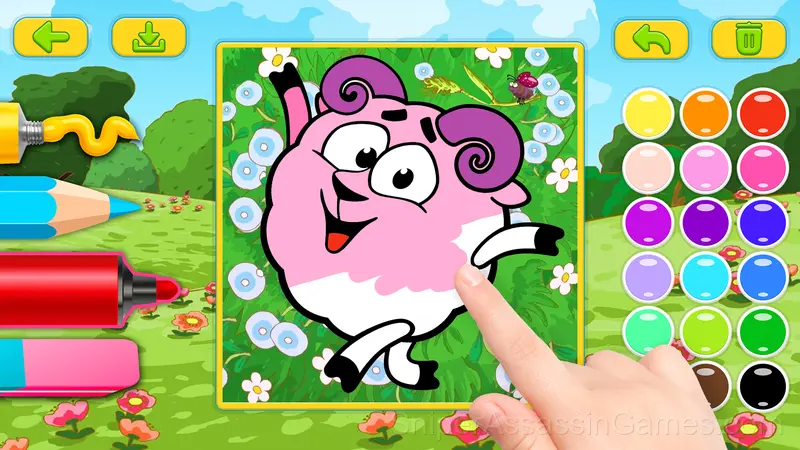Funny Coloring Pages for Children gameplay screenshot 3