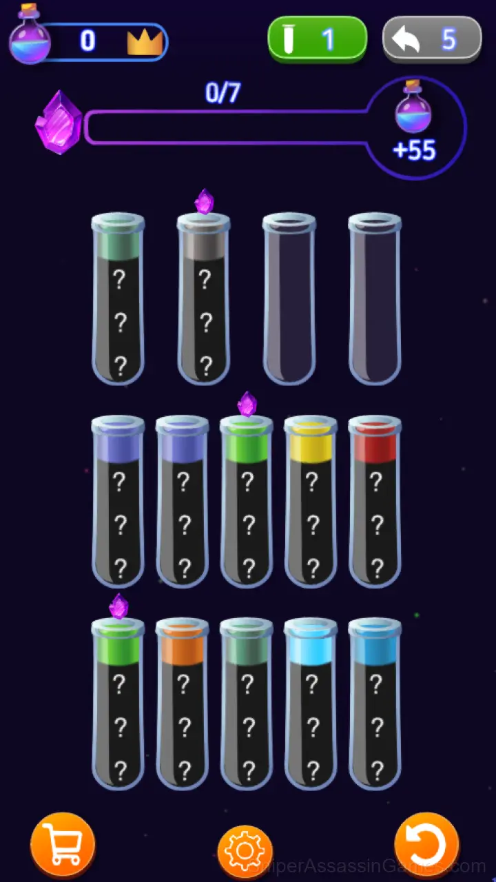Potion Sorting: Elixir Harvest gameplay screenshot 4