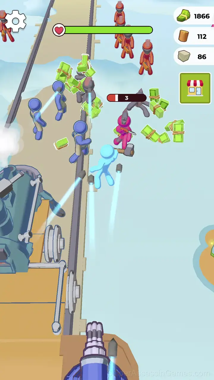 Defence Train gameplay screenshot 3
