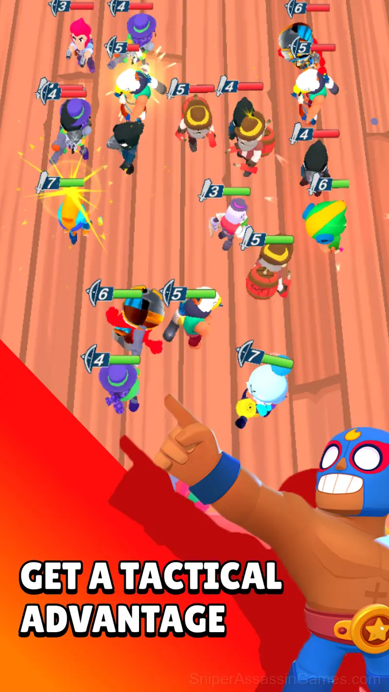Merge Brawlers: Dangerous Battle gameplay screenshot 4