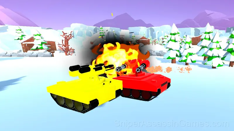 Tank Battle.io gameplay screenshot 1