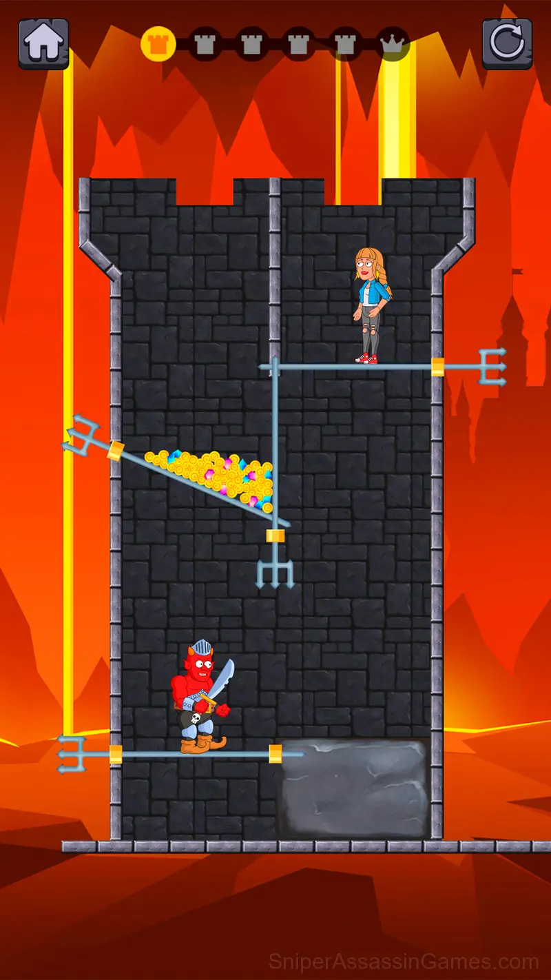 Help The Girl Save The Prince gameplay screenshot 1