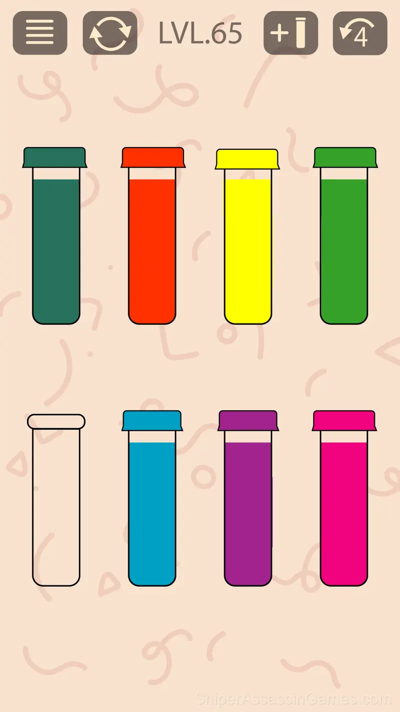 Water Sort Puzzle: Color Game gameplay screenshot 4