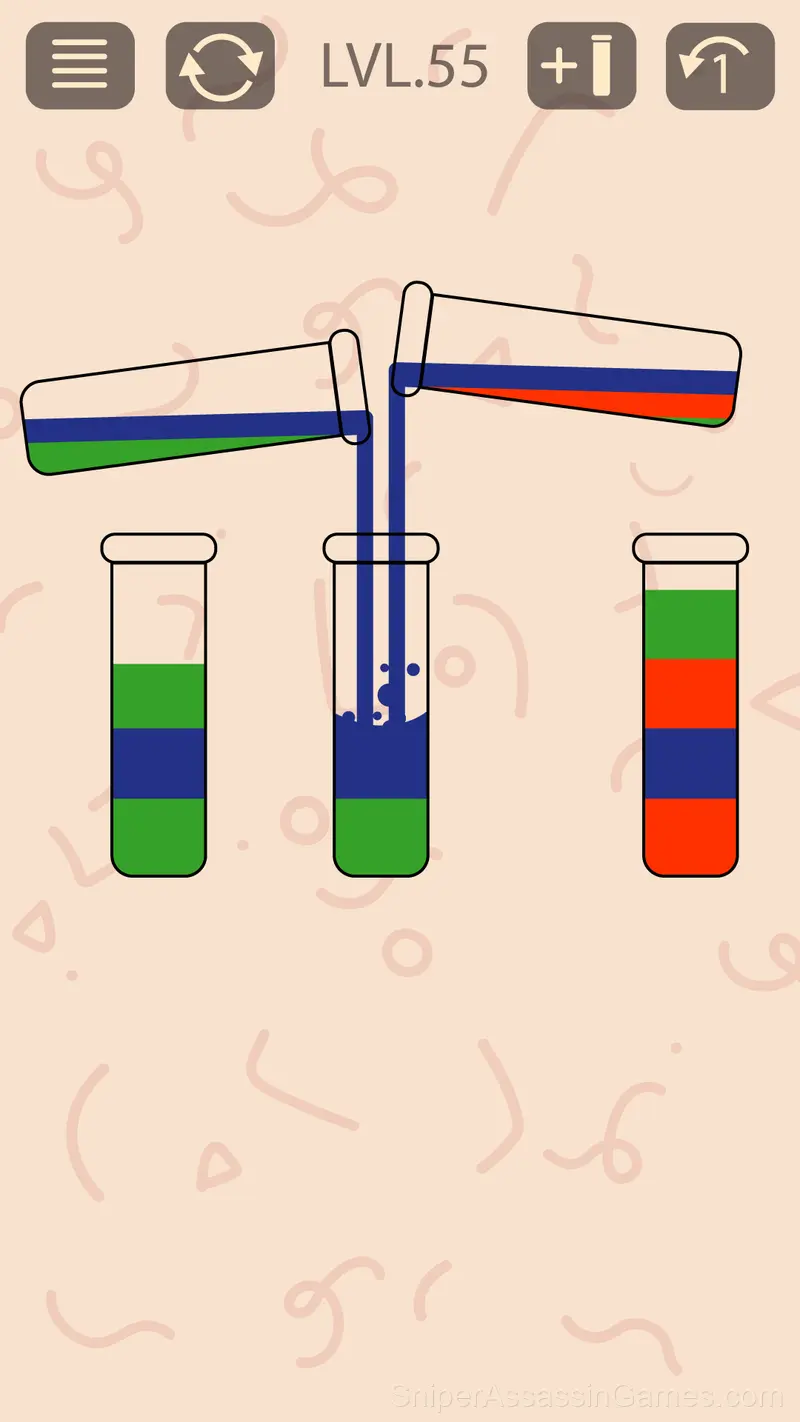 Water Sort Puzzle: Color Game gameplay screenshot 5