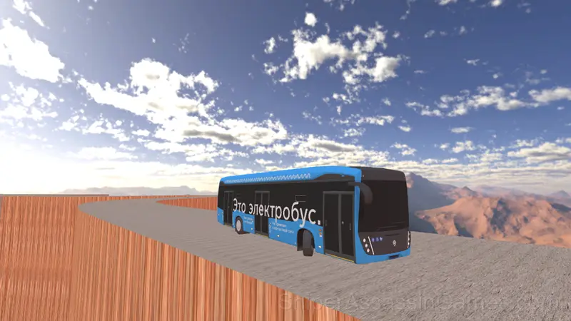 Bus in the mountains gameplay screenshot 1