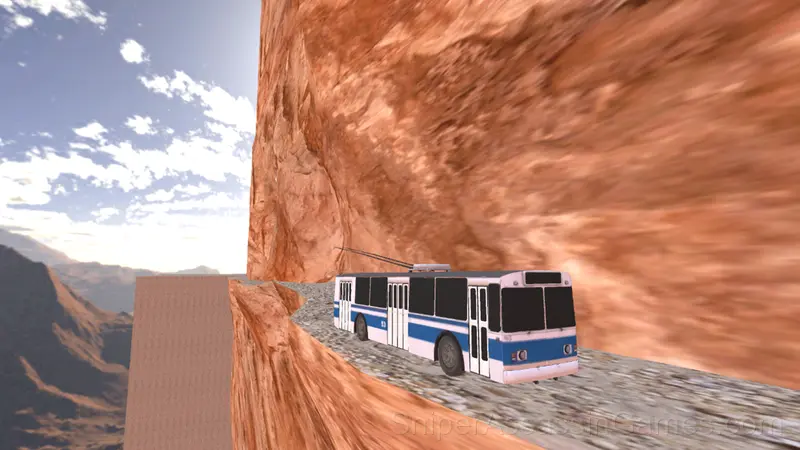 Bus in the mountains gameplay screenshot 5