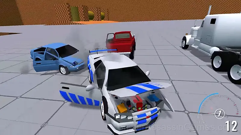 Car Crash and Destruction Simulator 3D gameplay screenshot 2