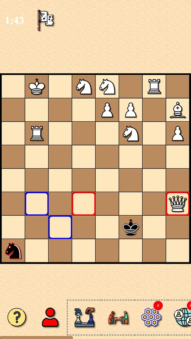 Classic chess gameplay screenshot 3