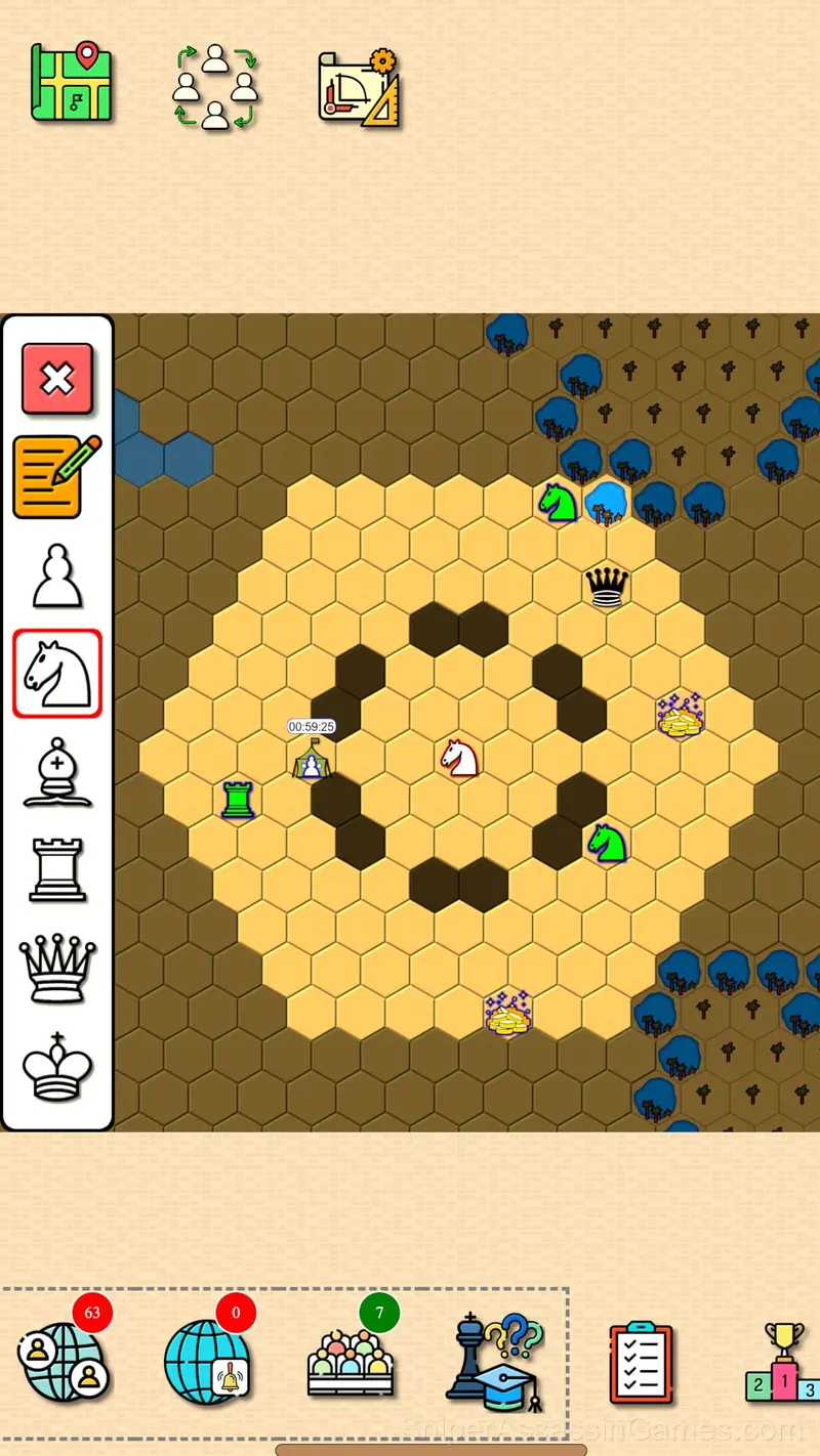 Classic chess gameplay screenshot 6