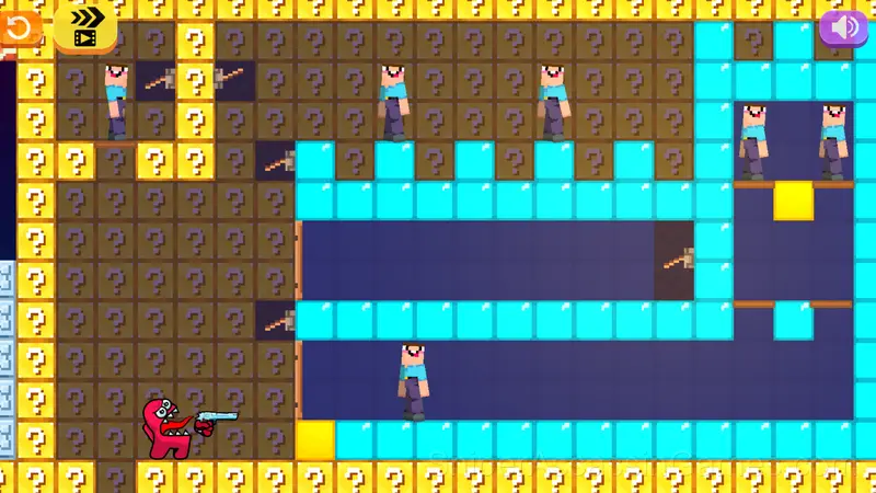 Traitor among us: impostor vs noob gameplay screenshot 2