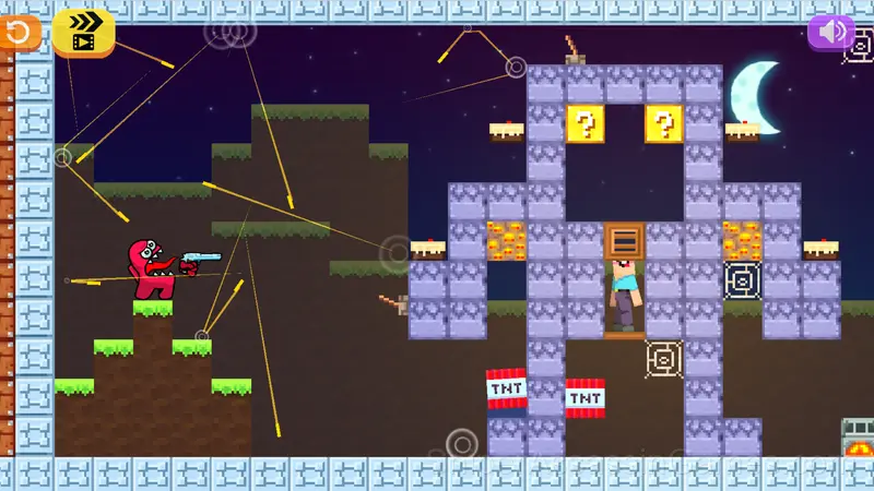 Traitor among us: impostor vs noob gameplay screenshot 4