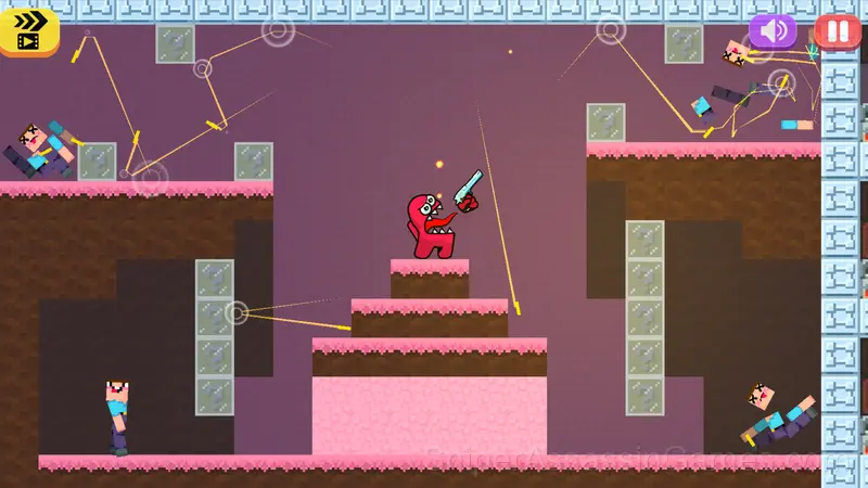 Traitor among us: impostor vs noob gameplay screenshot 6