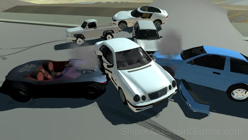 Destroy the Car Sandbox 3D gameplay screenshot 1