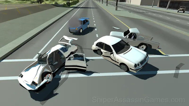 Destroy the Car Sandbox 3D gameplay screenshot 2