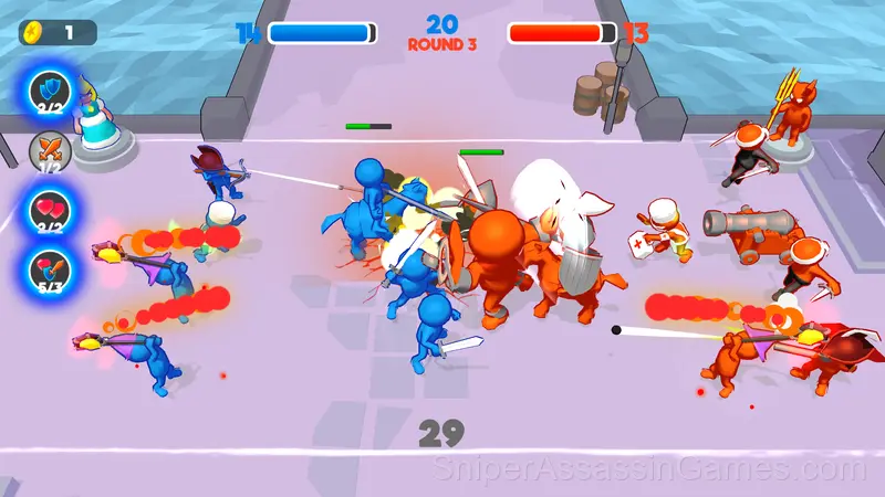 Chessman Battle gameplay screenshot 1