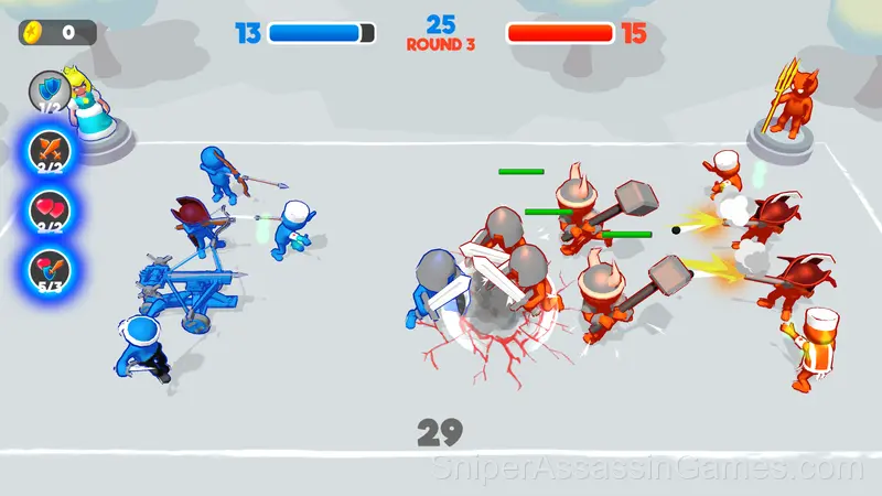 Chessman Battle gameplay screenshot 2