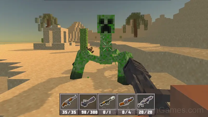 Shooter Craft: Zombie Apocalypse gameplay screenshot 5