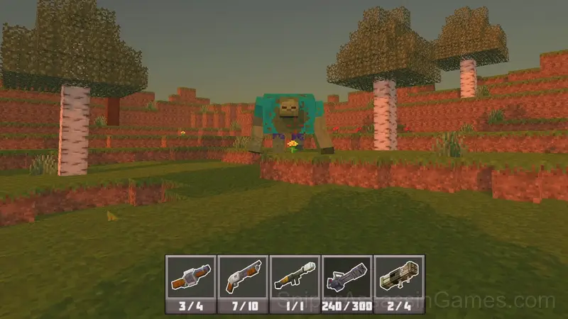 Shooter Craft: Zombie Apocalypse gameplay screenshot 6