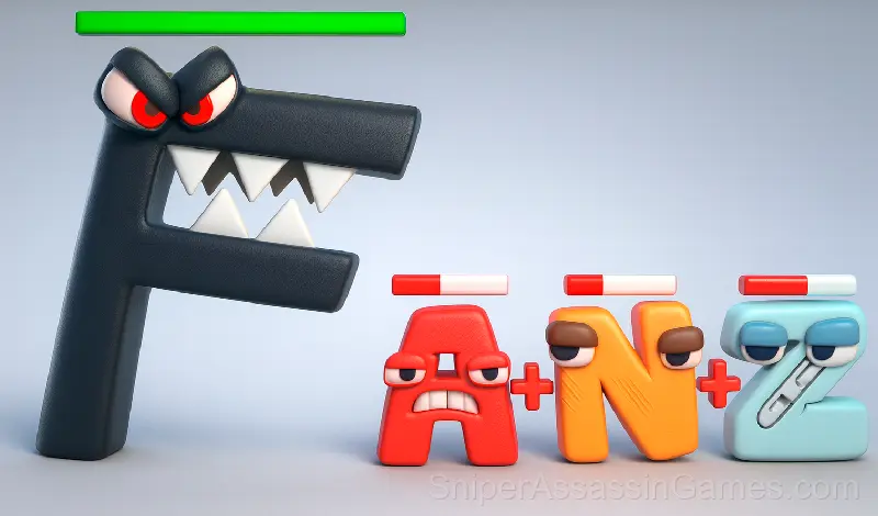 Play Alphabet Merge and Fight