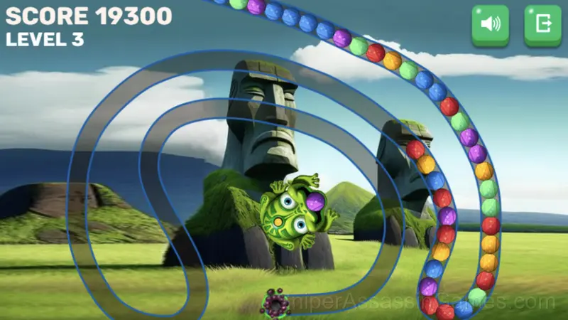Zuma Pool gameplay screenshot 1
