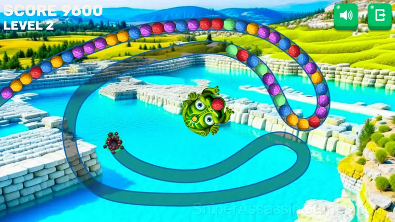 Zuma Pool gameplay screenshot 2