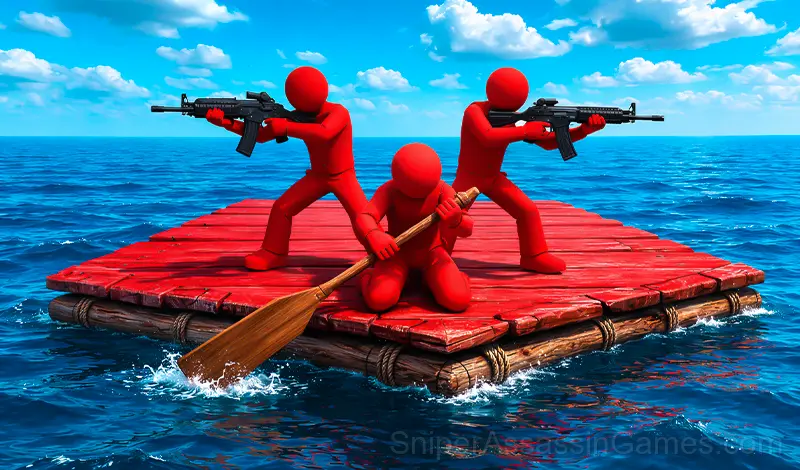 Play The Raft War