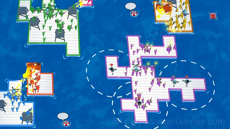 The Raft War gameplay screenshot 2