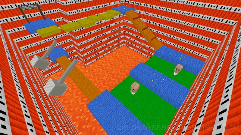 Parkour in the tower of hell gameplay screenshot 3