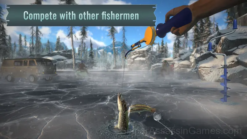 Ice fishing. Fishing 3d gameplay screenshot 2