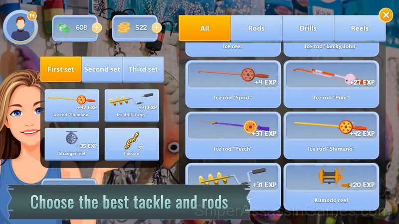 Ice fishing. Fishing 3d gameplay screenshot 3