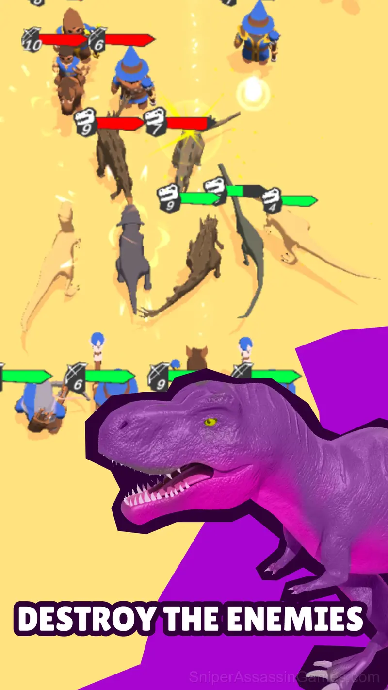 Merge Dinosaur: Jurassic World gameplay screenshot 2