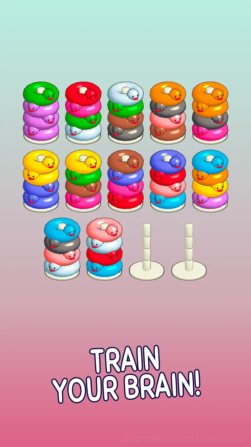 Duck Sort Puzzle gameplay screenshot 4