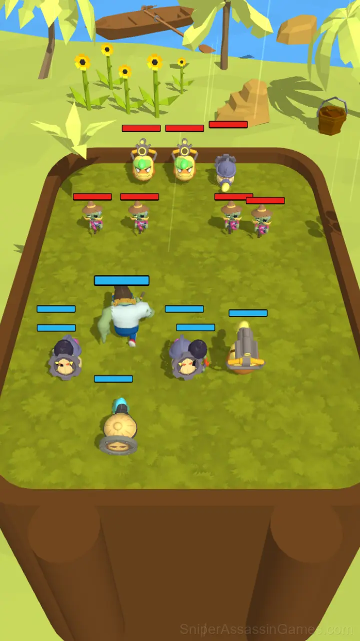 Merge Plants and Zombies gameplay screenshot 2