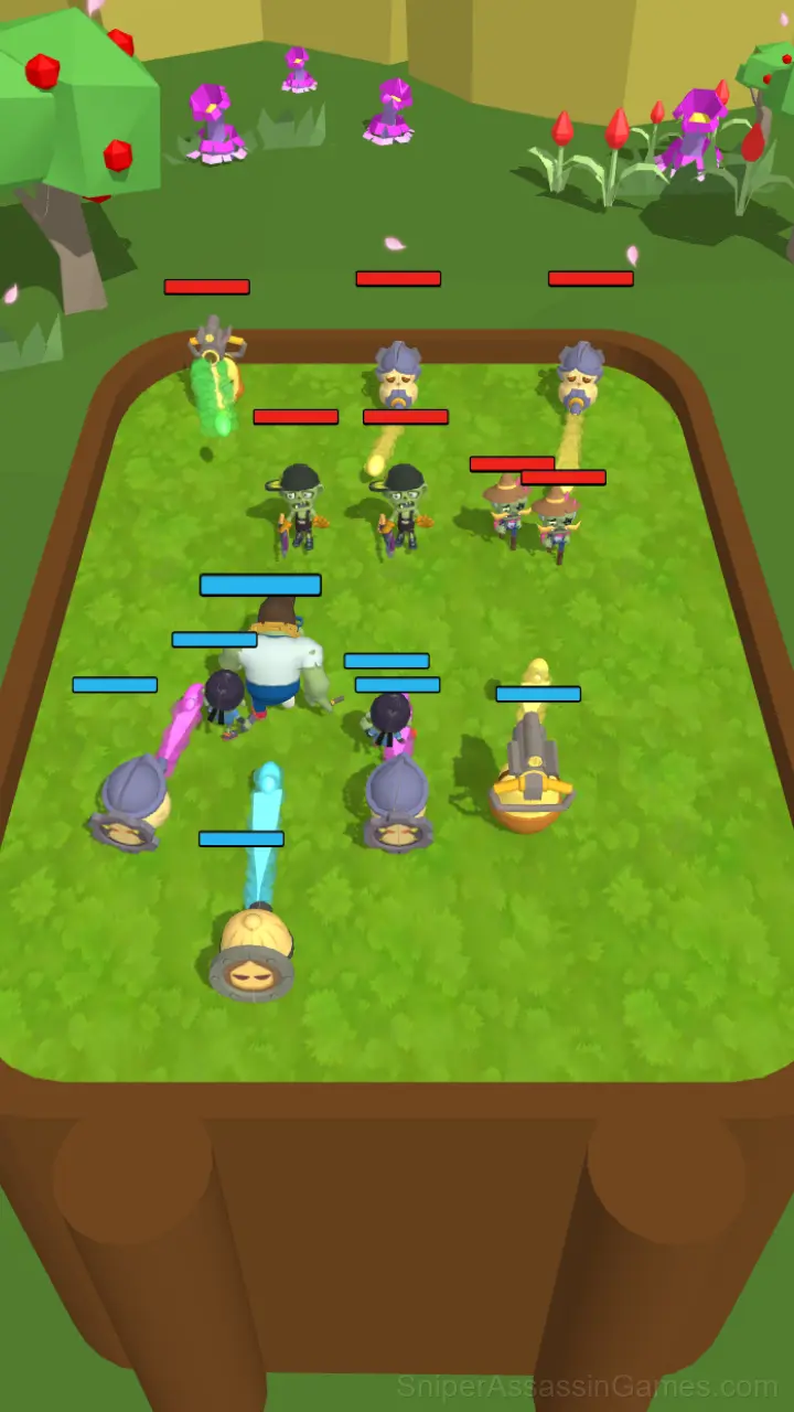 Merge Plants and Zombies gameplay screenshot 3