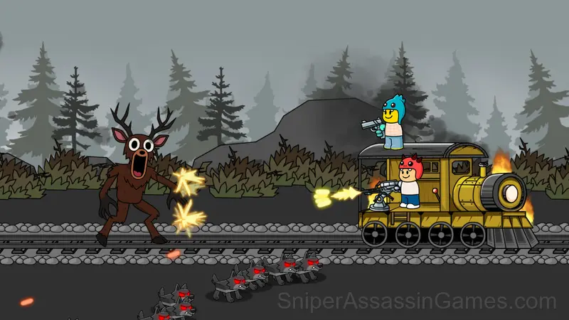99 Nights In The Forest Survival On The Train gameplay screenshot 1