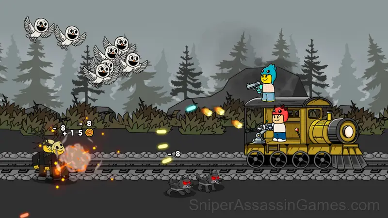 99 Nights In The Forest Survival On The Train gameplay screenshot 2