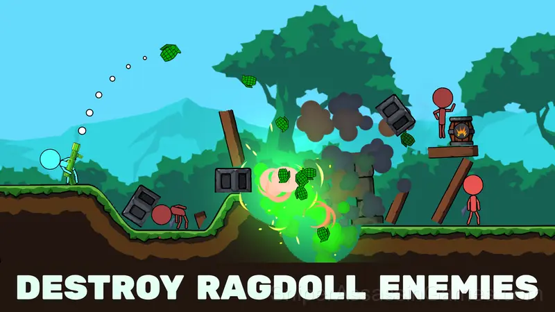 Stick Bazooka 2 gameplay screenshot 1