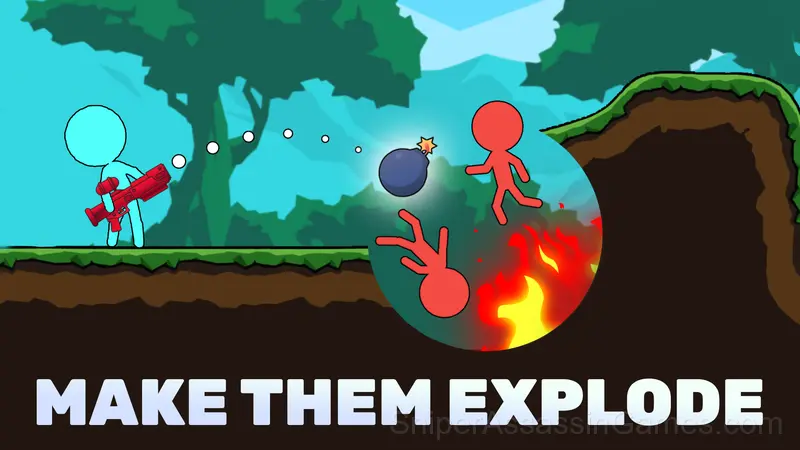 Stick Bazooka 2 gameplay screenshot 2