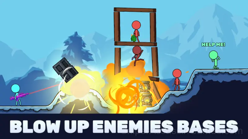 Stick Bazooka 2 gameplay screenshot 4