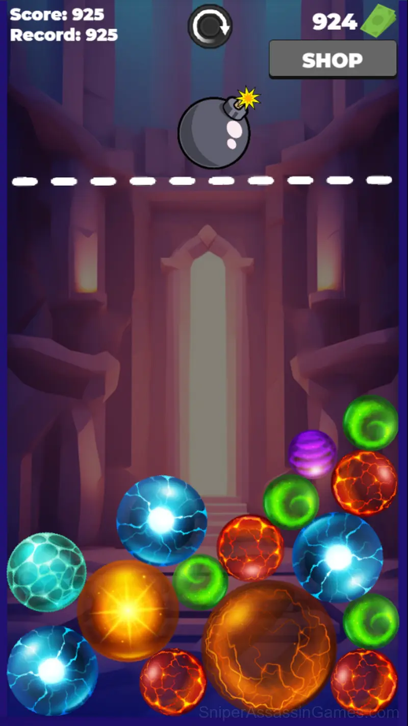 Connect the balls together gameplay screenshot 1